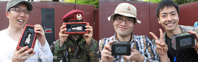 X300タイプ、M6タイプのウエポンライト