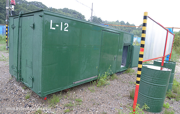 大型コンテナには内部には入れる