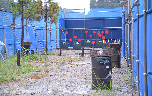 35mのシューティングレンジ