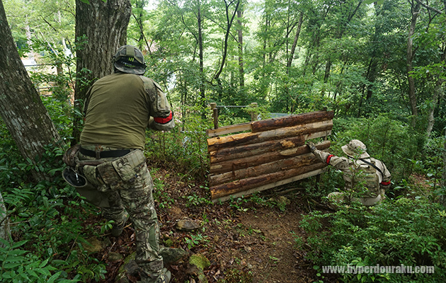 ゲームはフラッグ戦を中心