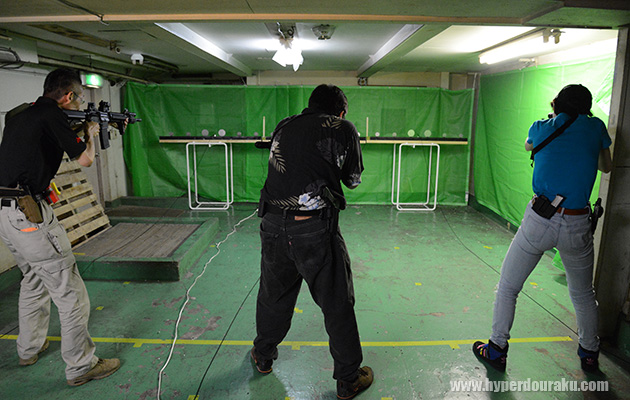 シューティングマッチの練習