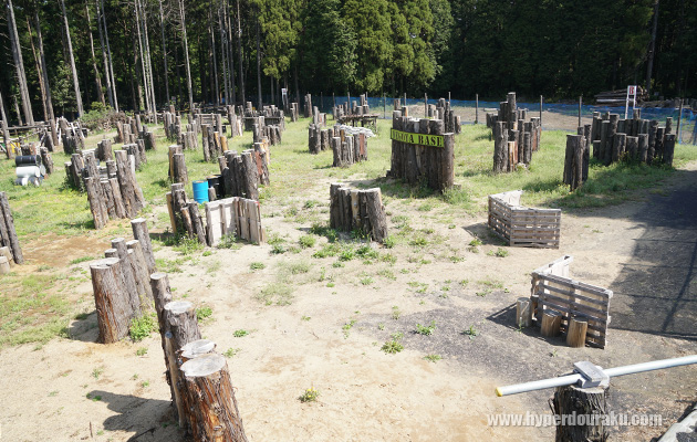 フラットな地形