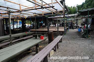 本部前のセフティゾーン