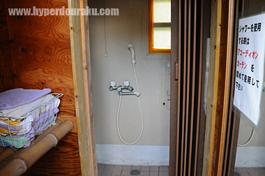 個室シャワー