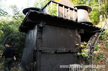 中央部にある砦