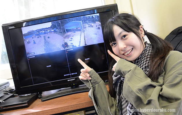 UAVカメラの映像