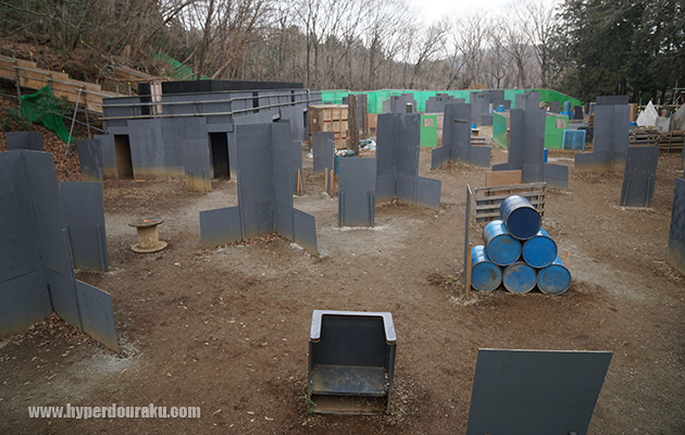 CQBエリアを挟んで端