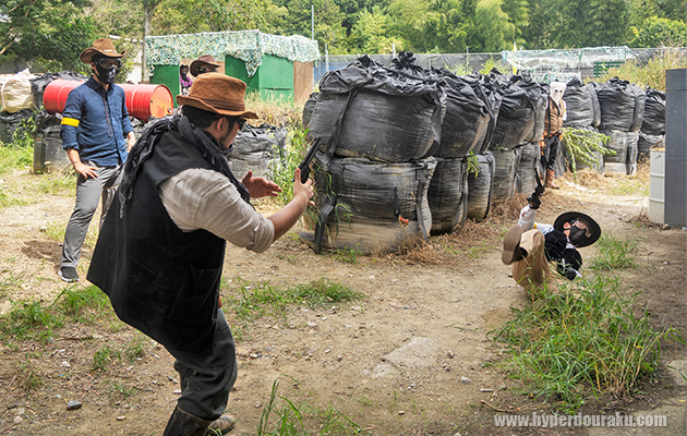 1対1の早撃ち決闘