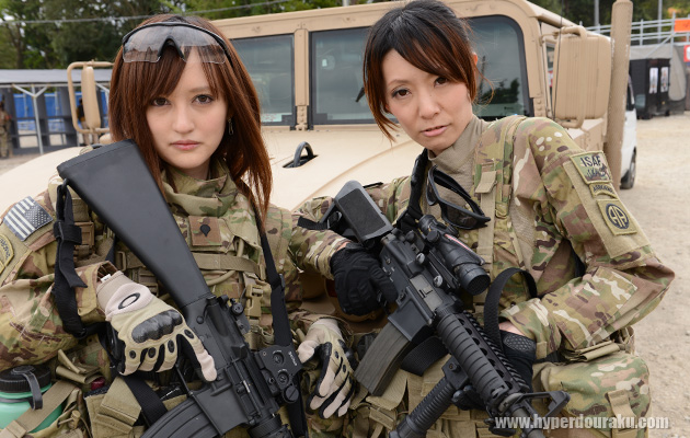 軍神みやじまと、えりなちゃん