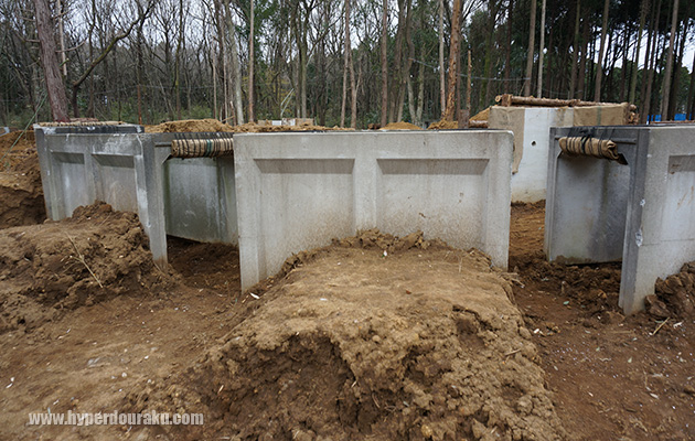 コンクリートで構築されたトンネル