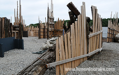 隙間のあるバリケード