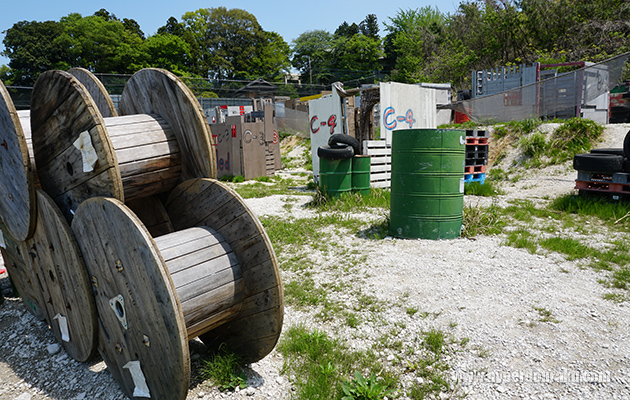 中東エリアの街並みを再現
