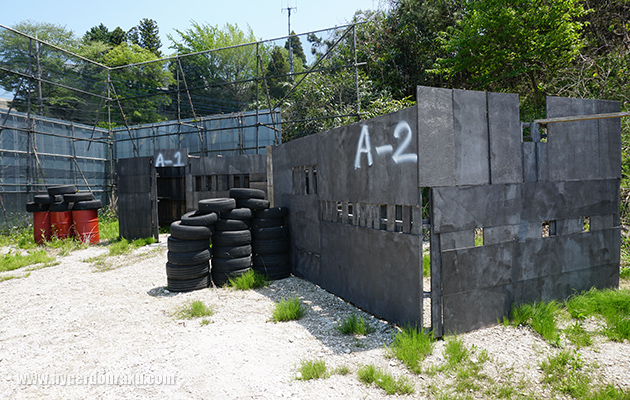 A-1、A-2付近は奥まっている