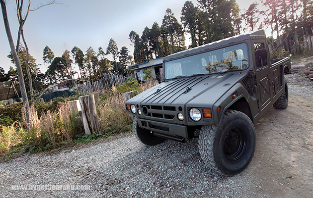高機動車でフィールド内