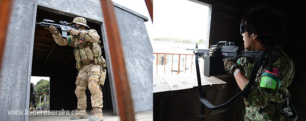 櫓の上から狙い撃つ