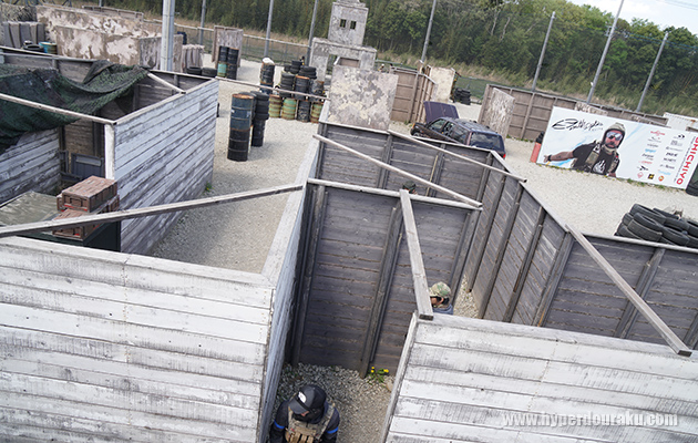 CQBエリアでは接近戦