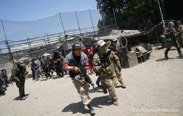 赤チームのスタート