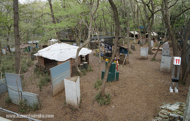 合計21か所のIFS用フラッグ