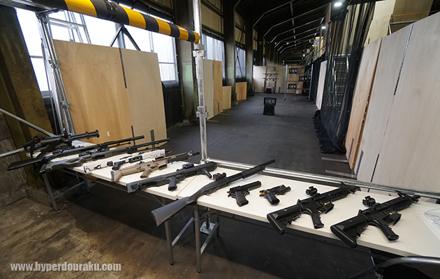 15mの試射レンジ