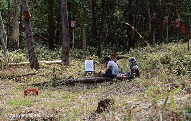 30m先のペーパーターゲット