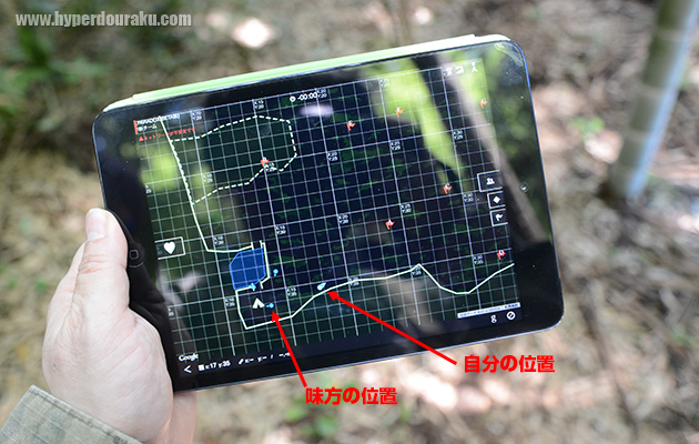 味方のグループリーダー位置