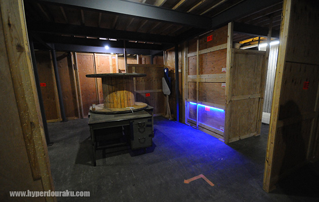 Aフィールド内は2階構造