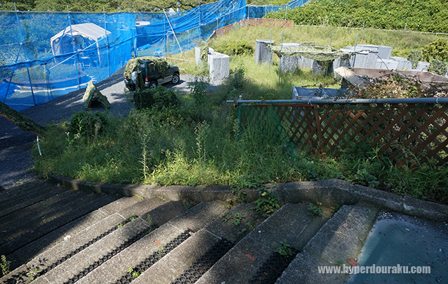 Bエリアを見下ろす