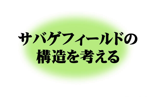サバゲフィールドの構造を考える