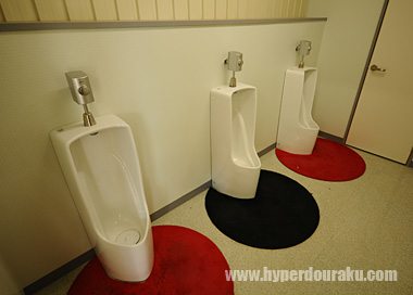 トイレは男女別々の水洗式