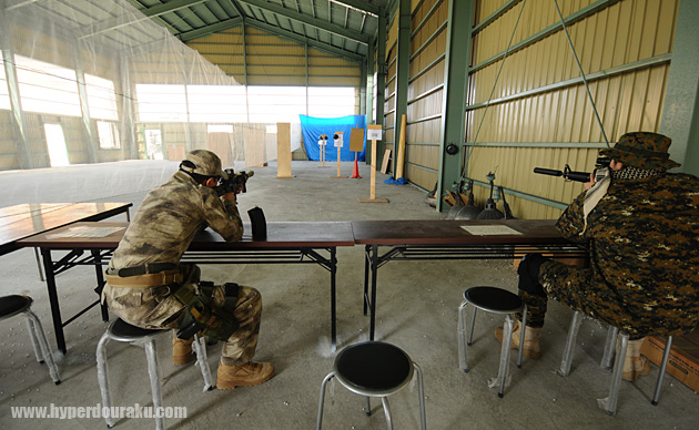 シューティングレンジは約20m