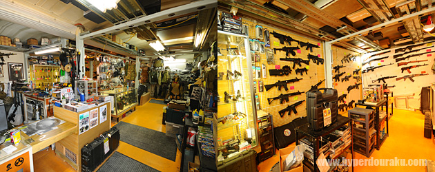 本格的なトイガンショップ