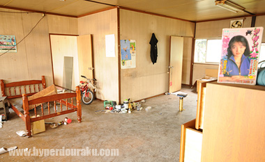 フィールド奥にある小屋