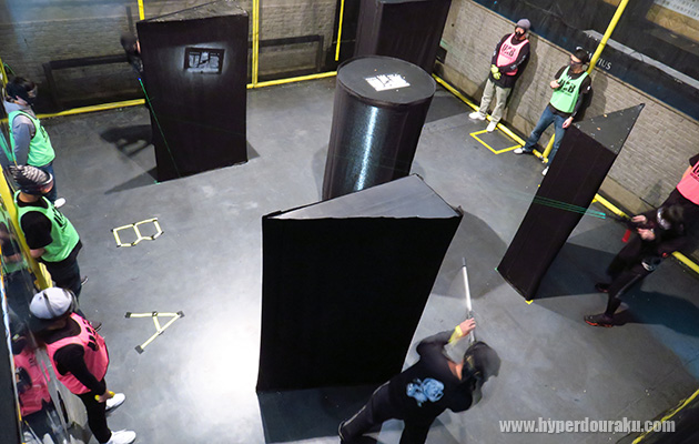 フィールドは約７m四方