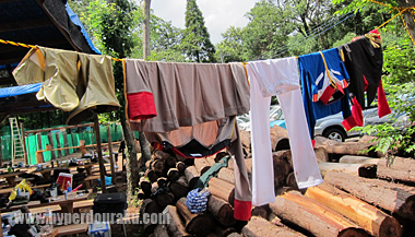 連邦とジオン軍の衣装が