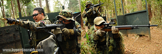 敵だーっ!! 撃てーっ