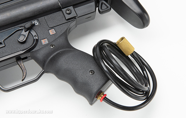 付属の6mmホース