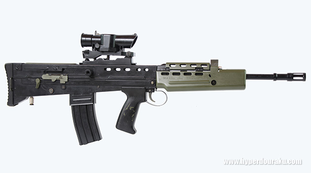 レシーバーの面積が広い