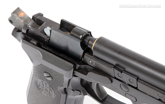 バレル後退式の発射メカニズム