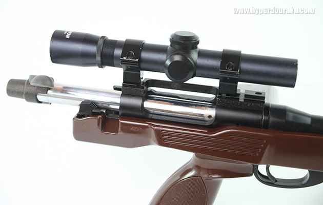 シリンダーが後退した位置