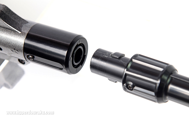 アウターバレル取り外し