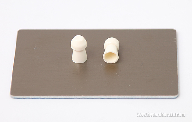 弾頭部分にテーパー