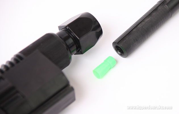 銃身の根元に直接装填