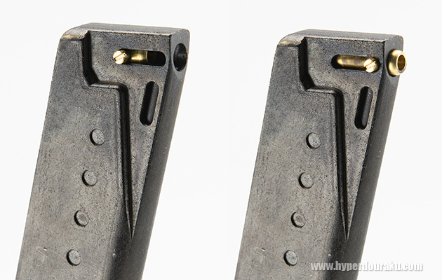 真鍮製のノズル